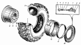 Колесо автомобиля Урал-375Д
