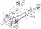 Схема пневмогидравлических тормозов автомобиля Урал-377