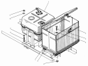 Установка инструментального ящика и масляного бака