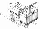 Установка инструментального ящика и масляного бака