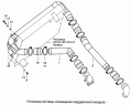 Установка системы охлаждения наддувочного воздуха 4308-1170000