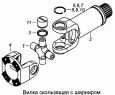 Вилка скользящая с шарниром 53205-2201050