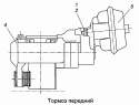 Тормоз передний 4308-3501010
