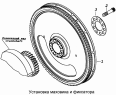 Установка маховика и фиксатора 740.37-1005100