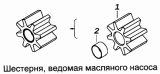 Шестерня, ведомая масляного насоса 740.1011030-51