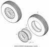 Колесо 9,00x22,5 алюминиевое с шиной 6460-3101711-40