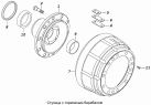 Ступица с тормозным барабаном 6520-3103010-12