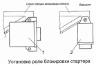 Установка реле блокировки стартера 65115-3747195-67
