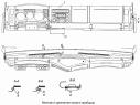 Монтаж и крепление панели приборов 5460-5300023
