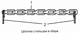 Цепочка с кольцами 5320-1015160
