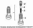 Клапан форсунки охлаждения поршня 7405.1004066