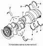 Установка вала коленчатого 740.13-1005007-30