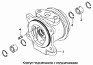 Корпус подшипников с подшипниками 7405.1118020