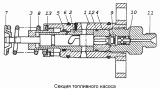 Секция топливного насоса 323.1111039-01