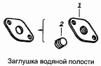 Заглушка водяной полости 740.1002080