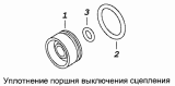 Уплотнение поршня выключения сцепления 5320-1609556