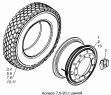 Колесо 7,5-20 с шиной 53215-3101011
