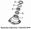Крышка корпуса с манжетами 4310-3401720