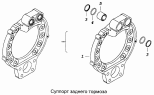 Суппорт заднего тормоза 5320-3502012-10