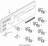 Панель выключателей 54115-3710428-50, 54115-3710428-51