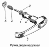 Ручка двери наружная 5320-6105150