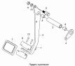 Педаль сцепления 6460-1602010