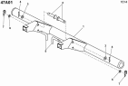 47A01 Бампер задний
