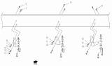 12-C Выхлопная система/EXHAUST SYSTEM BRACKET (Wheel Base 1850+4000+1350 4-Axle Vehicle)