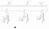 12-G Выхлопная система/EXHAUST SYSTEM BRACKET (Wheel Base 1850+4605+1350 4-Axle Vehicle)