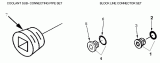 10-C Соединения установочные/COOLANT SUB-CONNECTING PIPE SET (CH9087), BLOCK LINE CONNECTOR SET (BB9213)(DONGFENG CUMMINS Series)