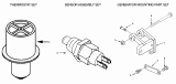 10-H Термостат, датчик, установка генератора/THERMOSTAT SET (EC9702), SENSOR ASSEMBLY SET (EO 9104), GENERATOR MOUNTING PART SET (EH 9591)(L375-20, C260-20, C325-20, L345-20, C230-20)