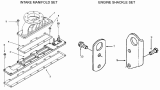 10-T Впускной коллектор, кронштейны двигателя/INTAKE MANIFOLD SET (IM 9101), ENGINE SHACKLE SET (LA 9028)(L375-20, L345-20)