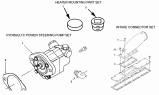 10-BB Насос ГУР, впускной патрубок/HYDRAULTC POWER STEERING PUMP SET (FT 9127), HEATER MOUNTING PART SET (HC 9023), INTAKE CONNECTOR SET (IC 9359)(C260-20, C300-20, C230-20, C325-20)