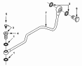 10-L Трубопроводы топливного фильтра/FUEL FILTER CONNECTING LINE SET (FF 9594)(L375-20, L345-20)