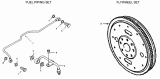 10-P Топливные трубопроводы, маховик/FUEL PIPING SET (FT 9127), FLYWHEEL SET (FW 9782)(L375-20, L345-20, All DONGFENG CUMMINS Mixer Series)