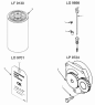 10-V Масляный фильтр, масляный насос, указатель уровня масла/OIL FILTER SET (LF 9130), OIL DIPSTICK SET (LG 9898), OIL SET (LO 9701), OIL PUMP SET (LP 9724)(DONGFENG CUMMINS Series)