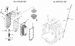 10-BD Маслоохладитель, указатель уровня масла/OIL COOLER SET (LC 9227), OIL DIPSTICK SET (LG 90021)(C260-20, C300-20, C230-20, C325-20)