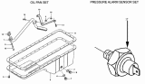 10-BG Масляный картер, датчик давления/OIL PAN SET (OP 9352), PRESSURE ALARM SENSOR SET (SD 9112)(C300-20, C325-20, C230-20, C260-20)