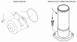 10-AI Водяной насос, выпускная труба/WATER PUMP SET (WP 9101), (DONGFENG CUMMINS Series)