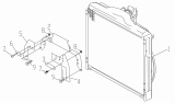 13-AG Установка радиатора/RADIATOR AND BAFFLE SET (C230 , C325, WD615.56, WD615.50, WD615.44)