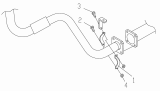 12-I Выхлопная система/EXHAUST PIPE (CUMMINS 4-Axle Vehicle)
