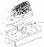 10-CR Подвеска двигателя/ENGINE MOUNTING SYSTEM (WEICHAI WD615 Series)