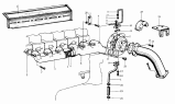 10-CN Система впуска и выпуска/INTAKE AND EXHAUST PIPE I (WEICHAI WD615 Series)