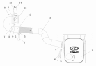 12-W Выхлопная система/EXHAUST PIPE (WP10 Series Tractor)