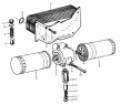10-CH Масляный фильтр, маслоохладитель/OIL PUMP AND OIL FILTER II (WEICHAI WD615 Series)