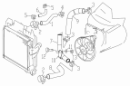 13-X Трубопроводы системы охлаждения/COOLING WATER PIPE SET (WD615.44, WD615.50, WD615.56)