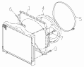 13-Z Кожух вентилятора/FAN SHROUD SET (WD615.44, WD615.50, WD615.56)