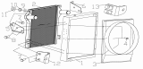 13-AC Установка радиатора и промежуточного охладителя/RADIATOR AND INTERCOOLER SET (WD615.46, WD615.34)