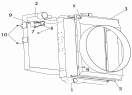 13-AO Установка радиатора и промежуточного охладителя/RADIATOR AND INTERCOOLER SET (YC6A240-20, YC6A260-20)