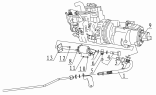 16-D Управление сцеплением/CLUTCH OIL CIRCUIT OPERATING III (Domestic Engine Series+Non-DC7J120TD)